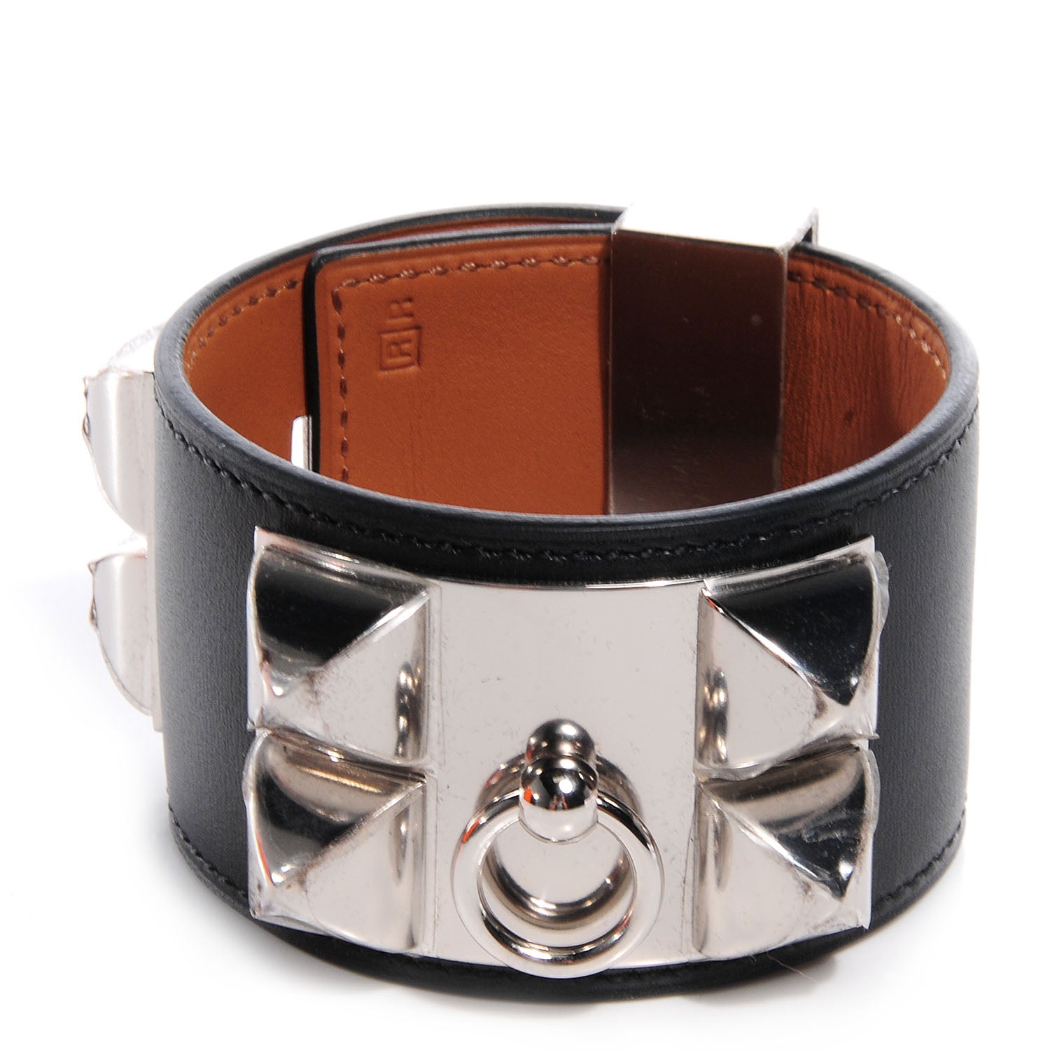 Hermes Chamonix Collier de Chien CDC Bracelet Black Small 1 of 7