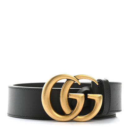 Gucci Calfskin Double G 40mm Belt 75 30 Black 1 of 6