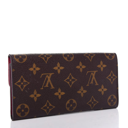 Louis Vuitton Monogram Emilie Wallet Fuchsia 3 of 6