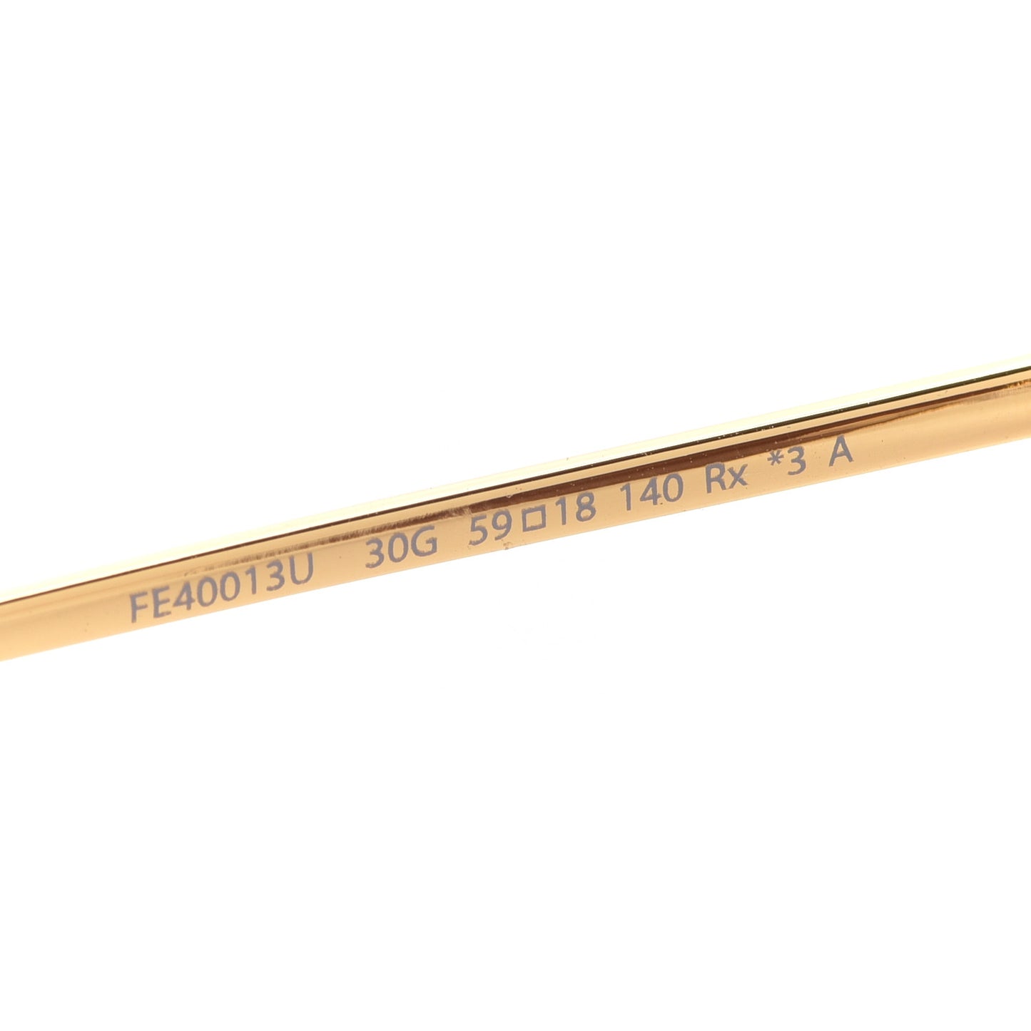Metal Fendi Forever Sunglasses Gold