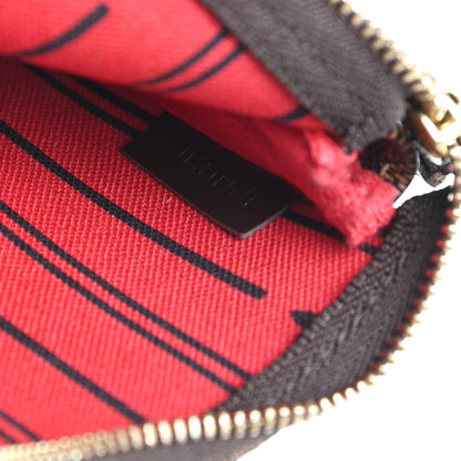 Louis Vuitton Damier Ebene Complice Trunks and Bags Mini Pochette Accessories Red 6 of 9