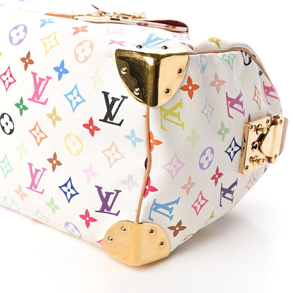 Louis Vuitton Monogram Multicolor Speedy 30 White 8 of 12
