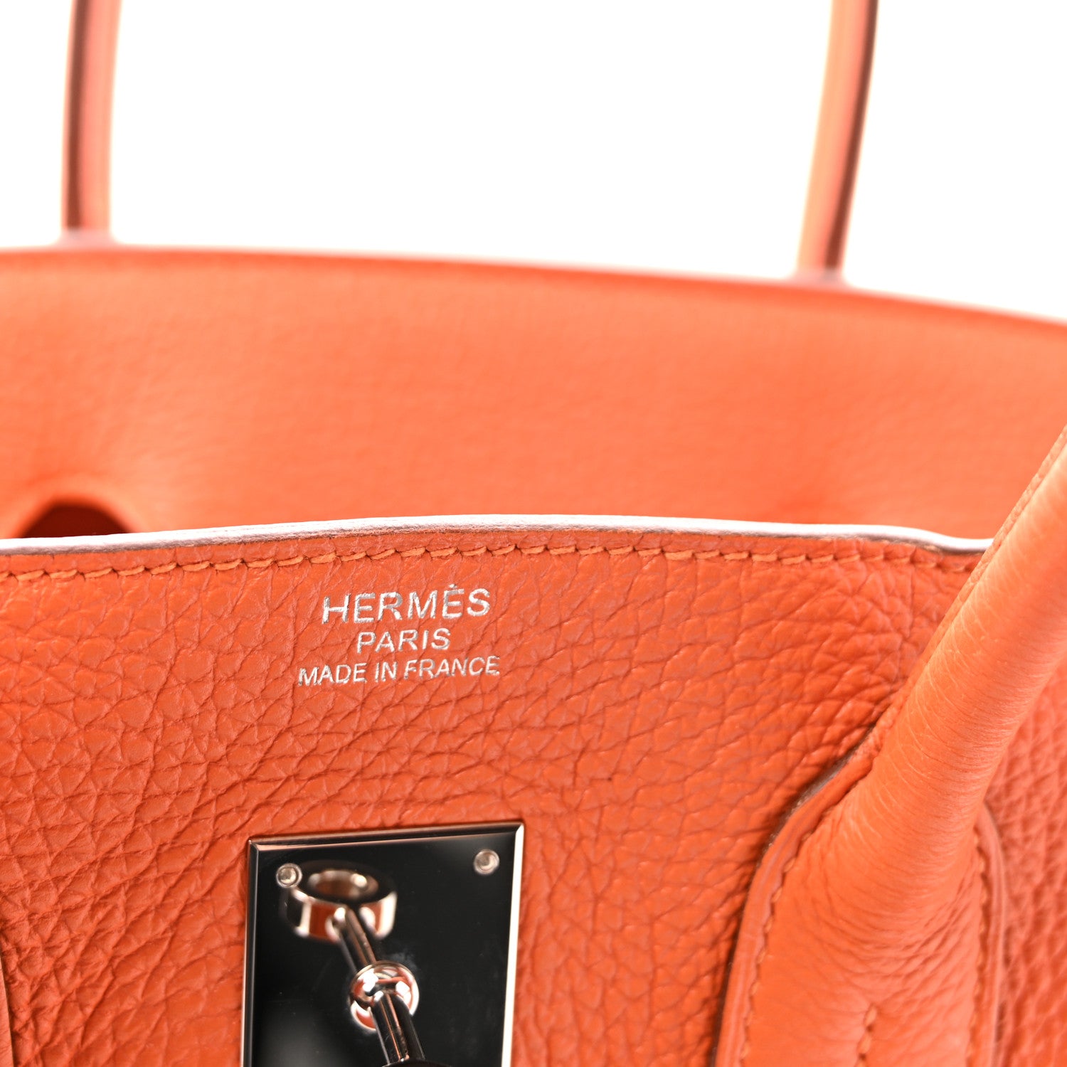 Hermes Togo BIRKIN 35 Orange 6 of 9