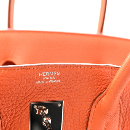 Hermes Togo BIRKIN 35 Orange 6 of 9
