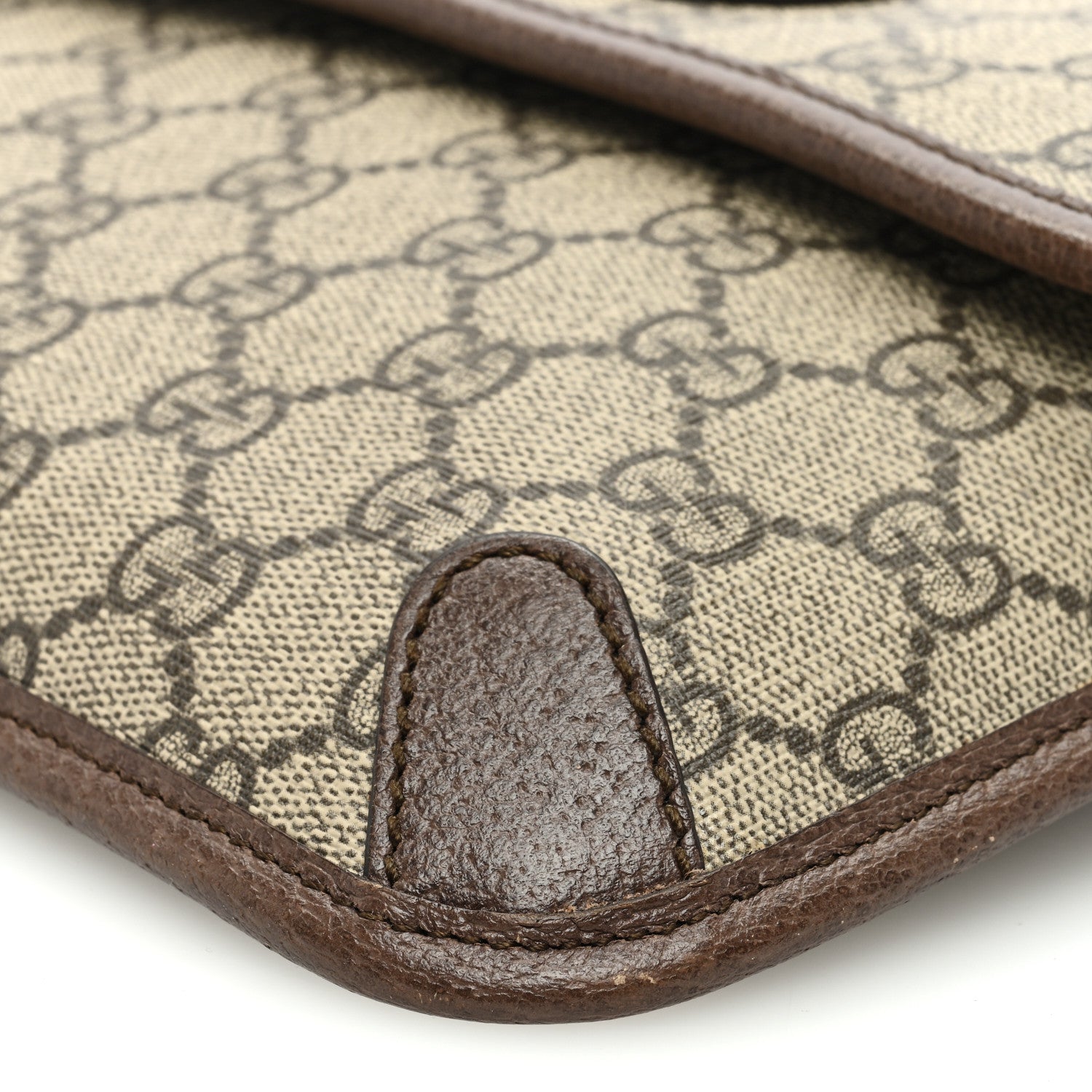 Gucci GG Supreme Monogram Neo Vintage Web Belt Bag Brown 11 of 11