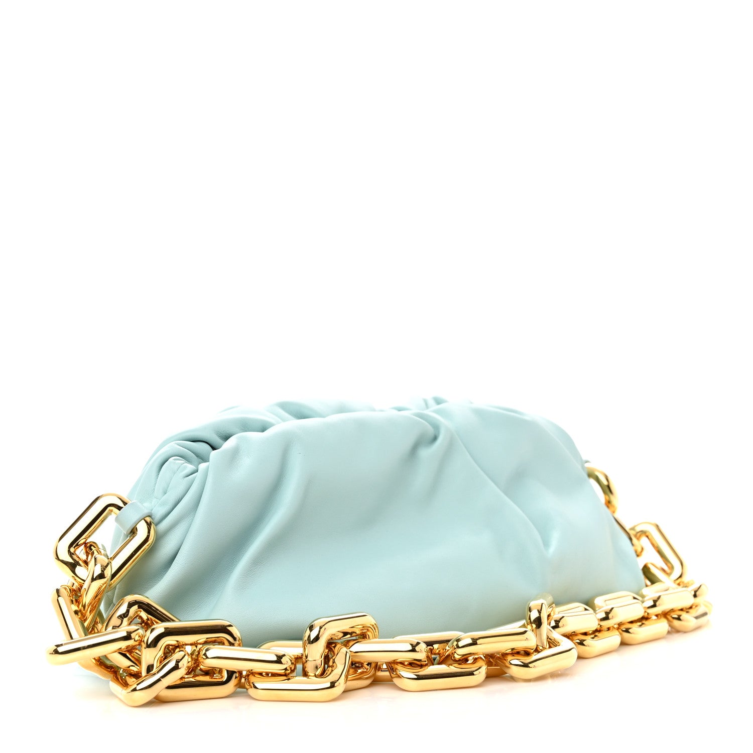 Bottega Veneta Calfskin The Pouch Chain Spearmint 3 of 10