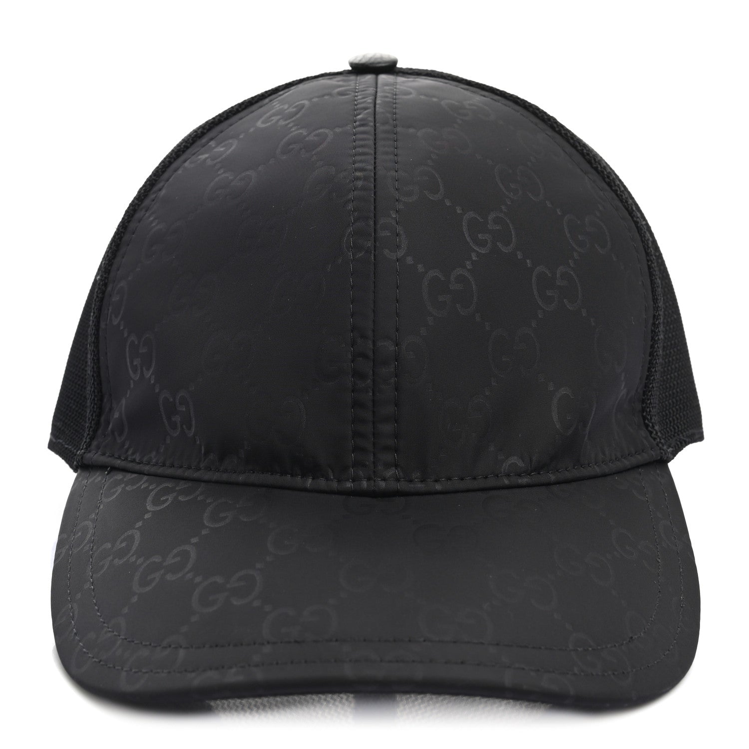 Gucci Nylon Monogram Baseball Hat M Black 3 of 9