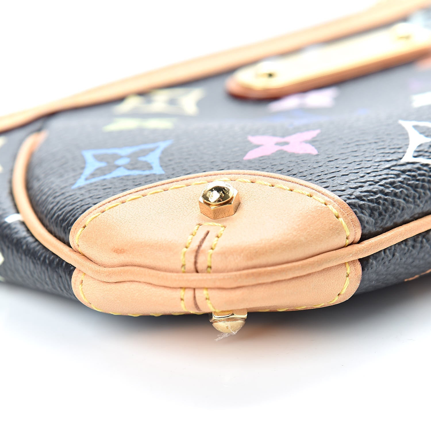 Louis Vuitton Monogram Multicolor Pochette Milla MM Black 9 of 11