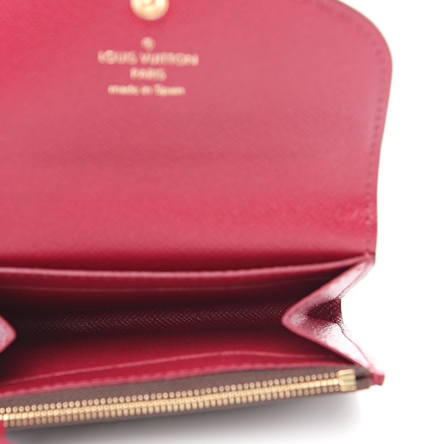 Monogram Rosalie Coin Purse Fuchsia