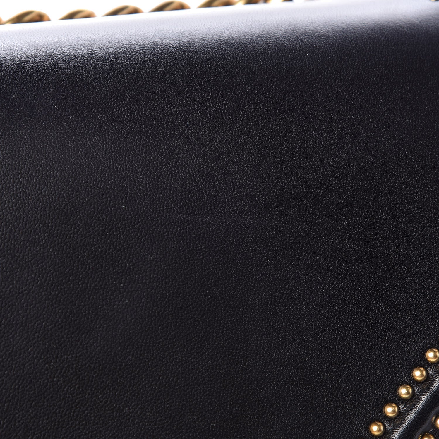 Christian Dior Lambskin Studded Medium Diorama Flap Bag Black 10 of 13