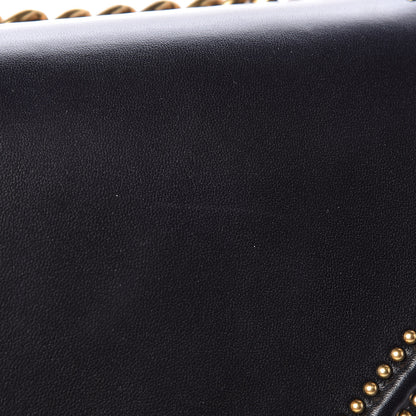 Christian Dior Lambskin Studded Medium Diorama Flap Bag Black 10 of 13