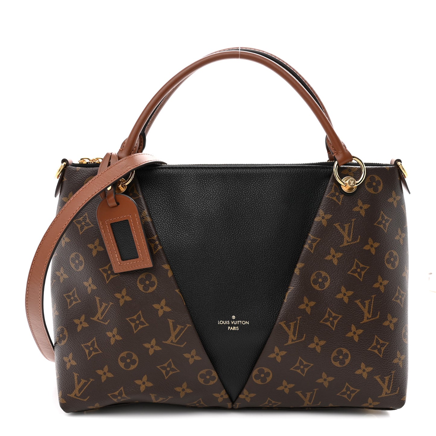 Monogram V Tote MM Black