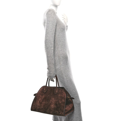 The Row Suede Soft Margaux 15 Mocha 2 of 9