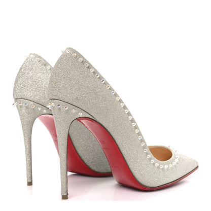 Christian Louboutin Glitter Anjalina 100 Pumps 40.5 Sunset 5 of 12