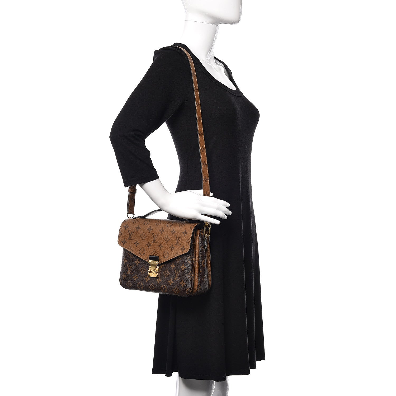 Louis Vuitton Reverse Monogram Pochette Metis 2 of 9