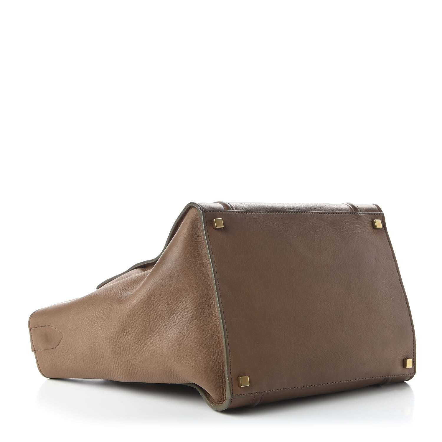 Celine Supple Calfskin Medium Phantom Luggage Taupe 4 of 9