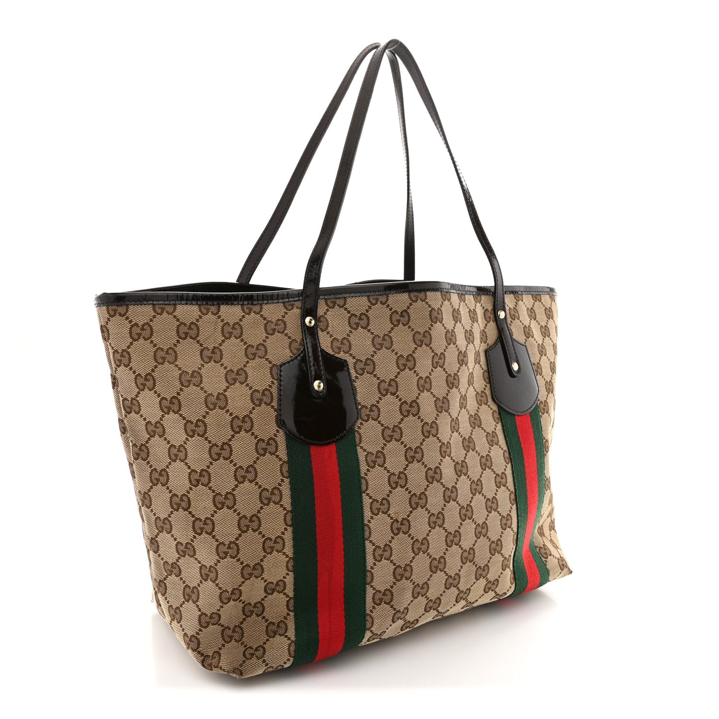 Monogram Web Large Jolie Tote Brown