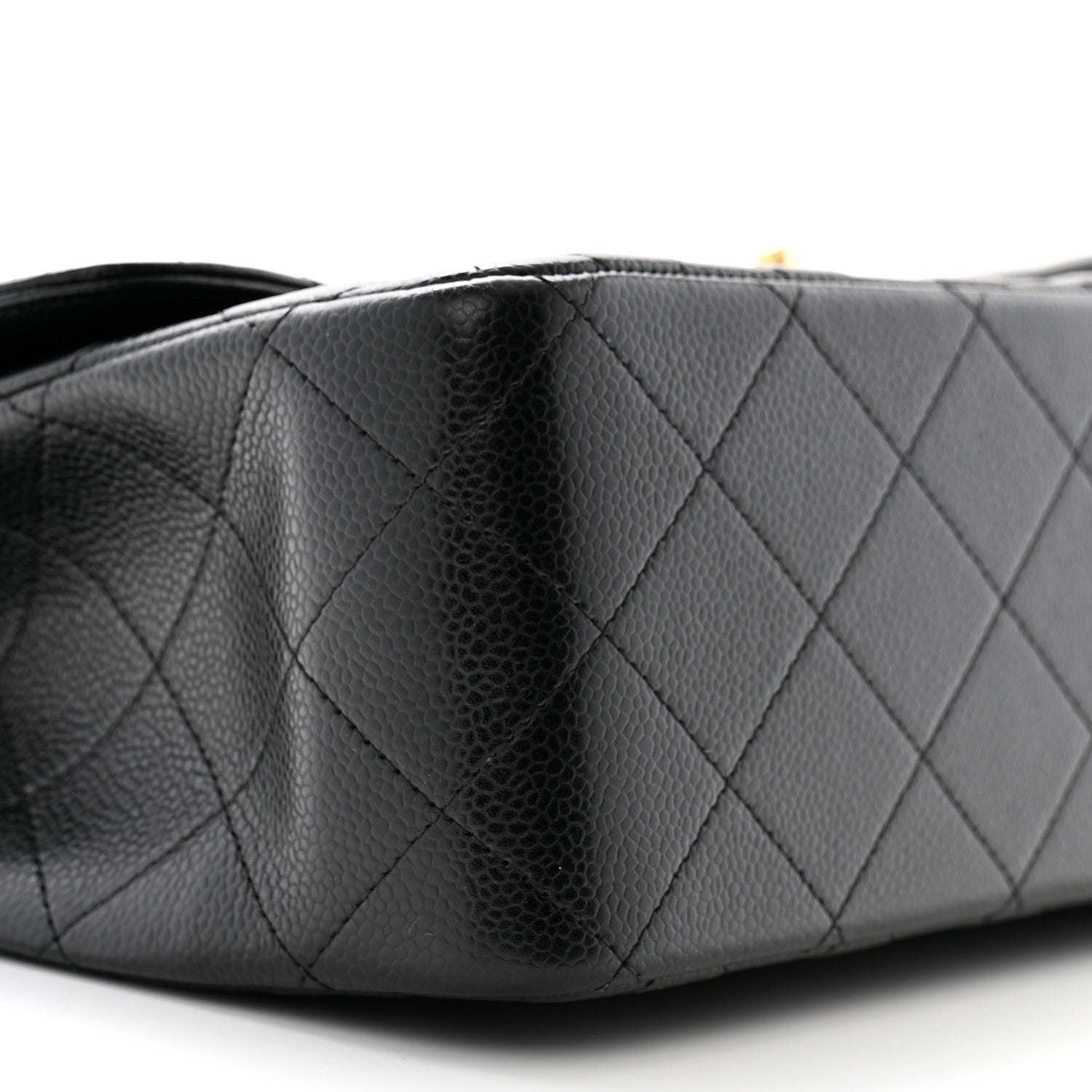 Chanel Caviar Quilted Jumbo Double Flap Black 9 of 10
