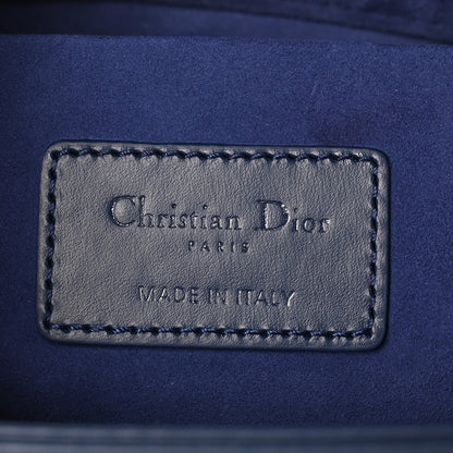 Christian Dior Calfskin Cannage Diamond Medium Lady D-Joy Navy Blue 6 of 9