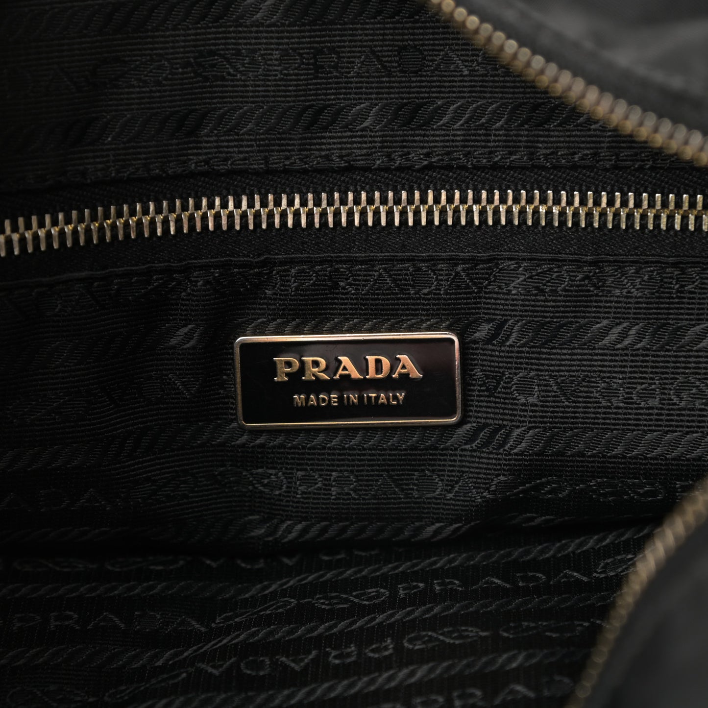 Nylon Vela Grommet Tote Black
