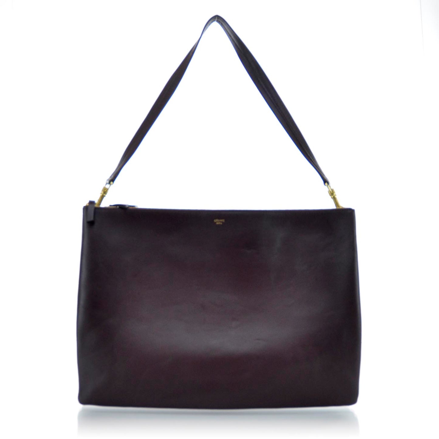 Lambskin Soft Trio Zipped Bag Bordeaux