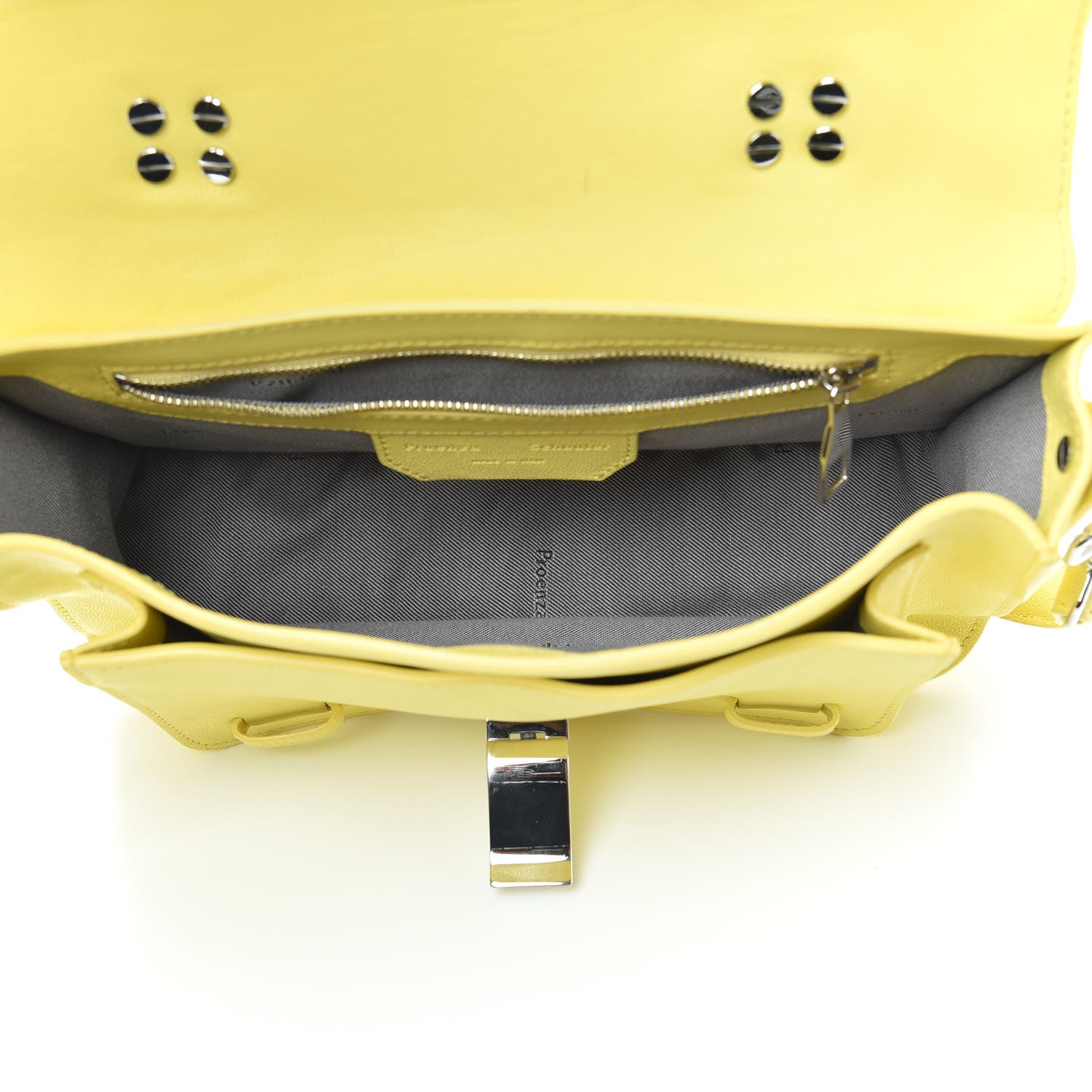 Proenza Schouler Lambskin Tiny PS1 Canary Yellow 5 of 8