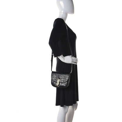 Saint Laurent Crocodile Embossed Calfskin Small Kaia Satchel Black 2 of 11