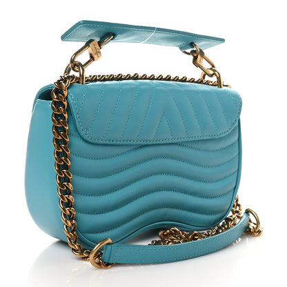 Louis Vuitton Calfskin New Wave Chain PM Malibu Green 3 of 10