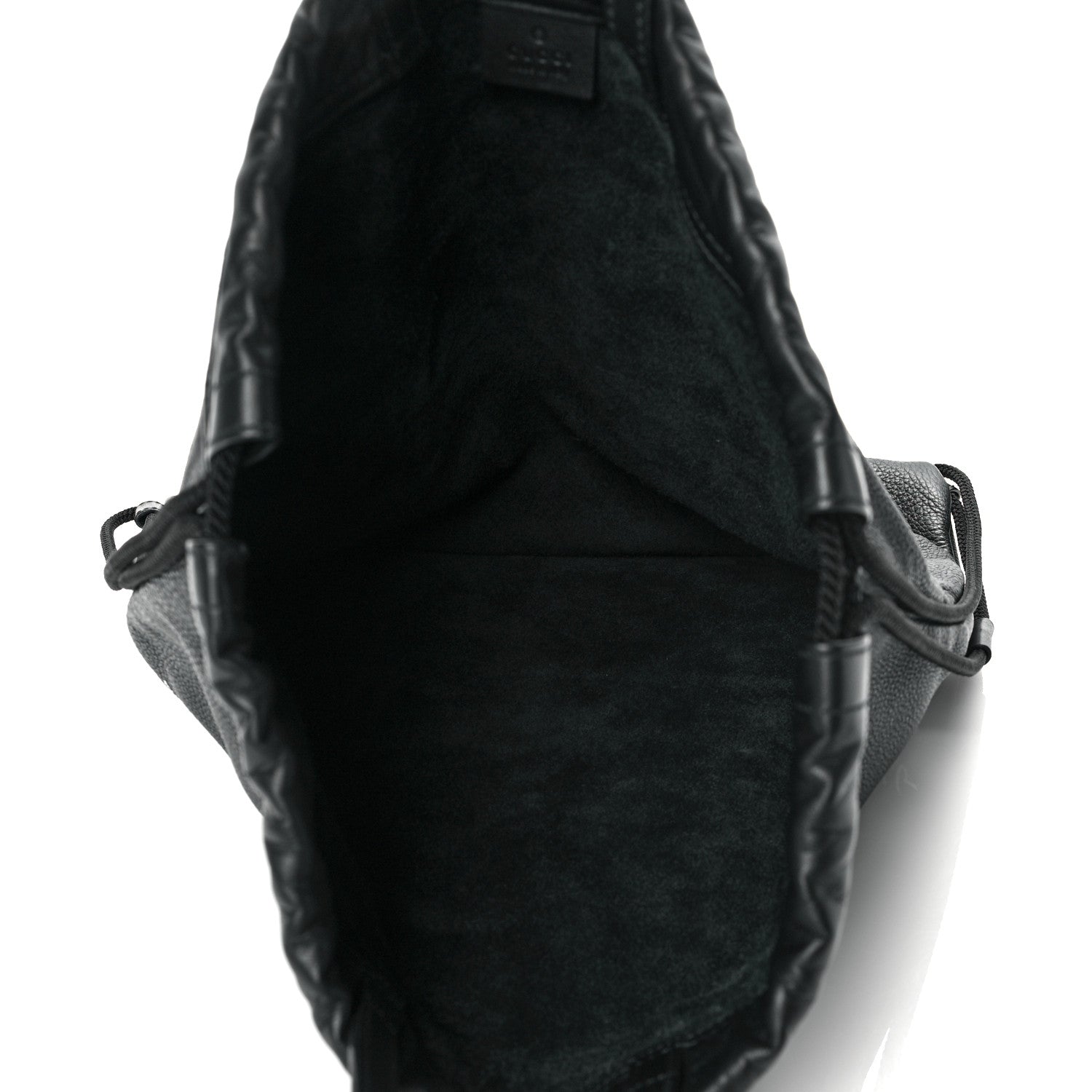 Gucci Calfskin Coco Capitan Logo Drawstring Backpack Black 5 of 10