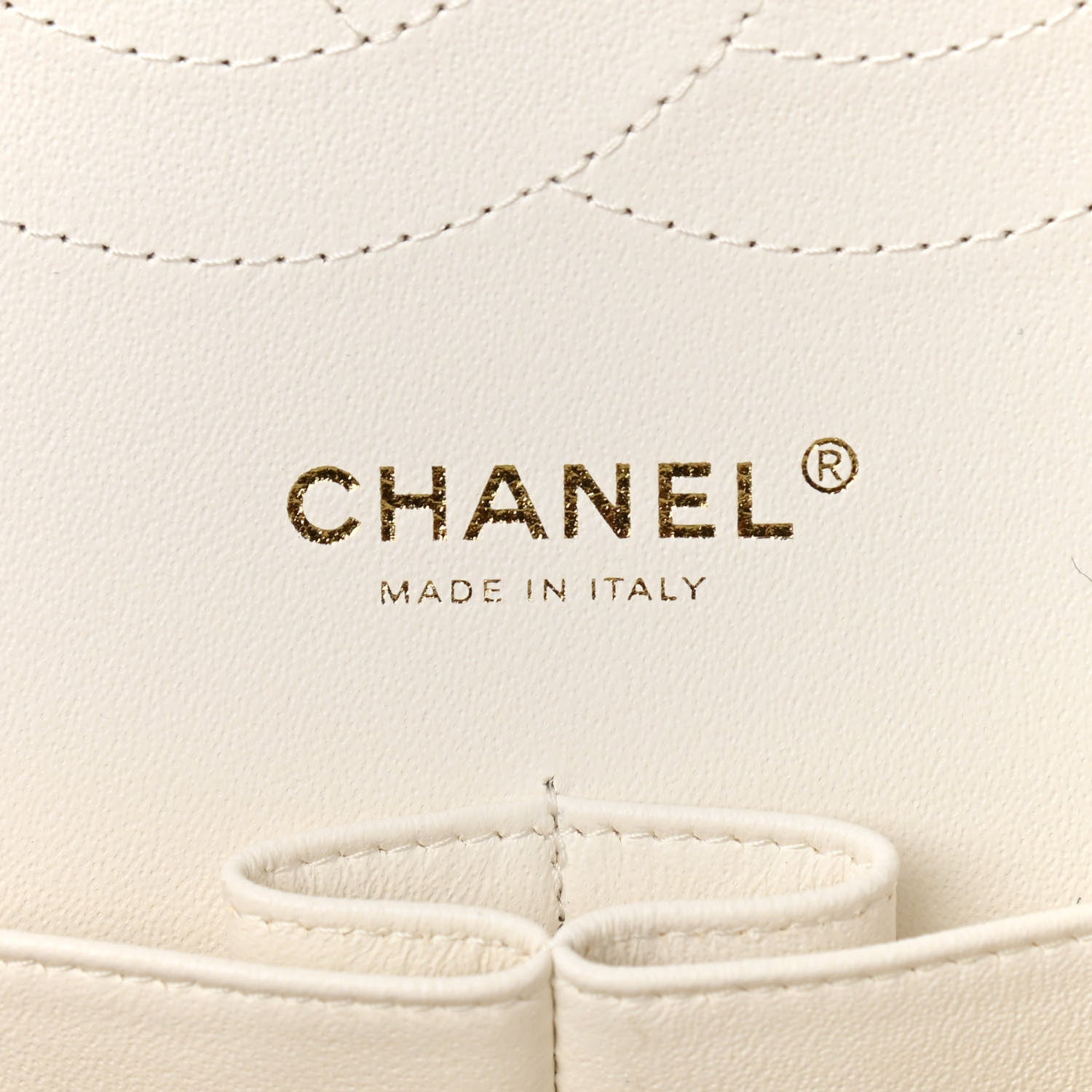 Chanel Caviar Quilted Jumbo Double Flap White 9 of 21