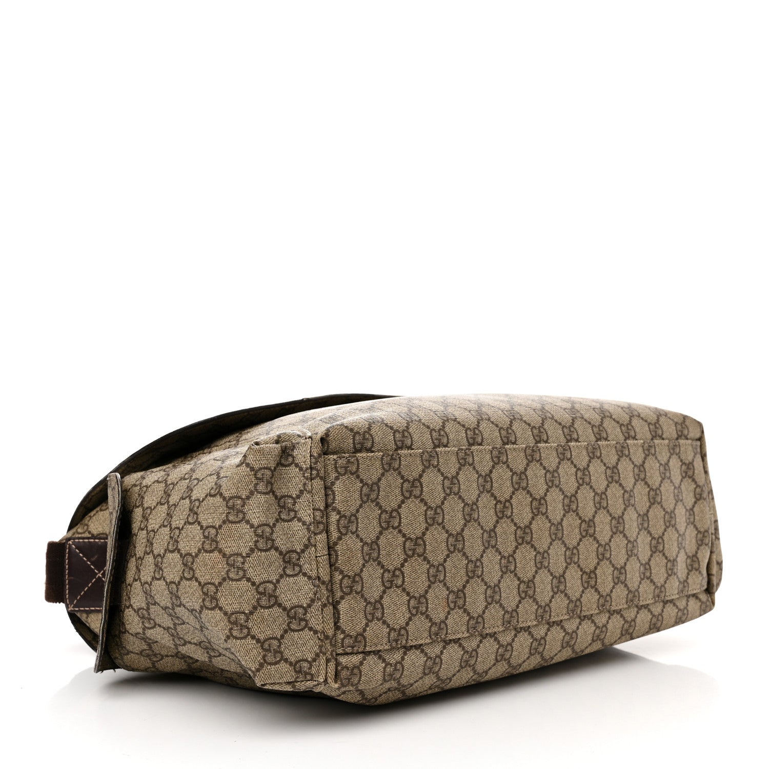 Gucci GG Plus Monogram Messenger Diaper Bag Dark Brown 5 of 16