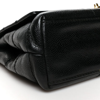 Chanel Caviar Square Stitched Small Flap Black 9 of 15