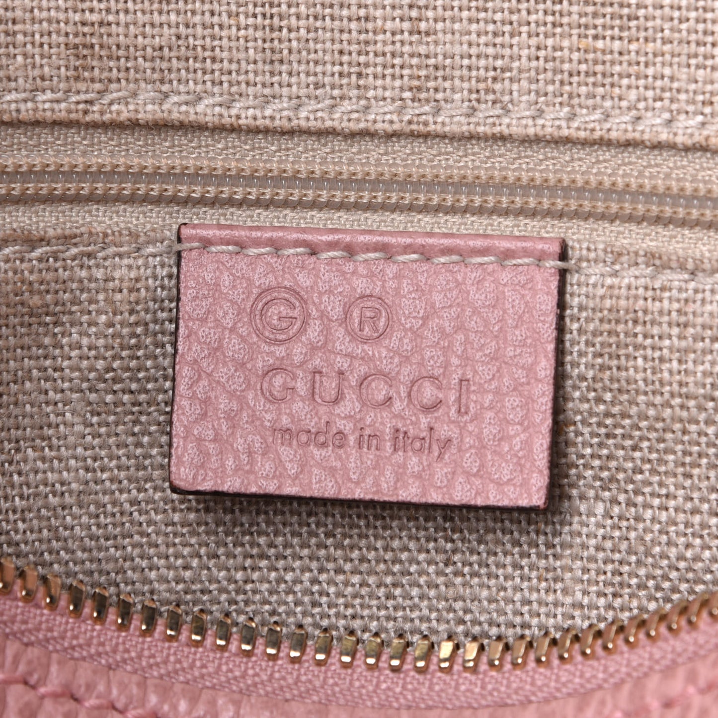 GG Monogram Large Margaux Hobo Beige Soft Pink