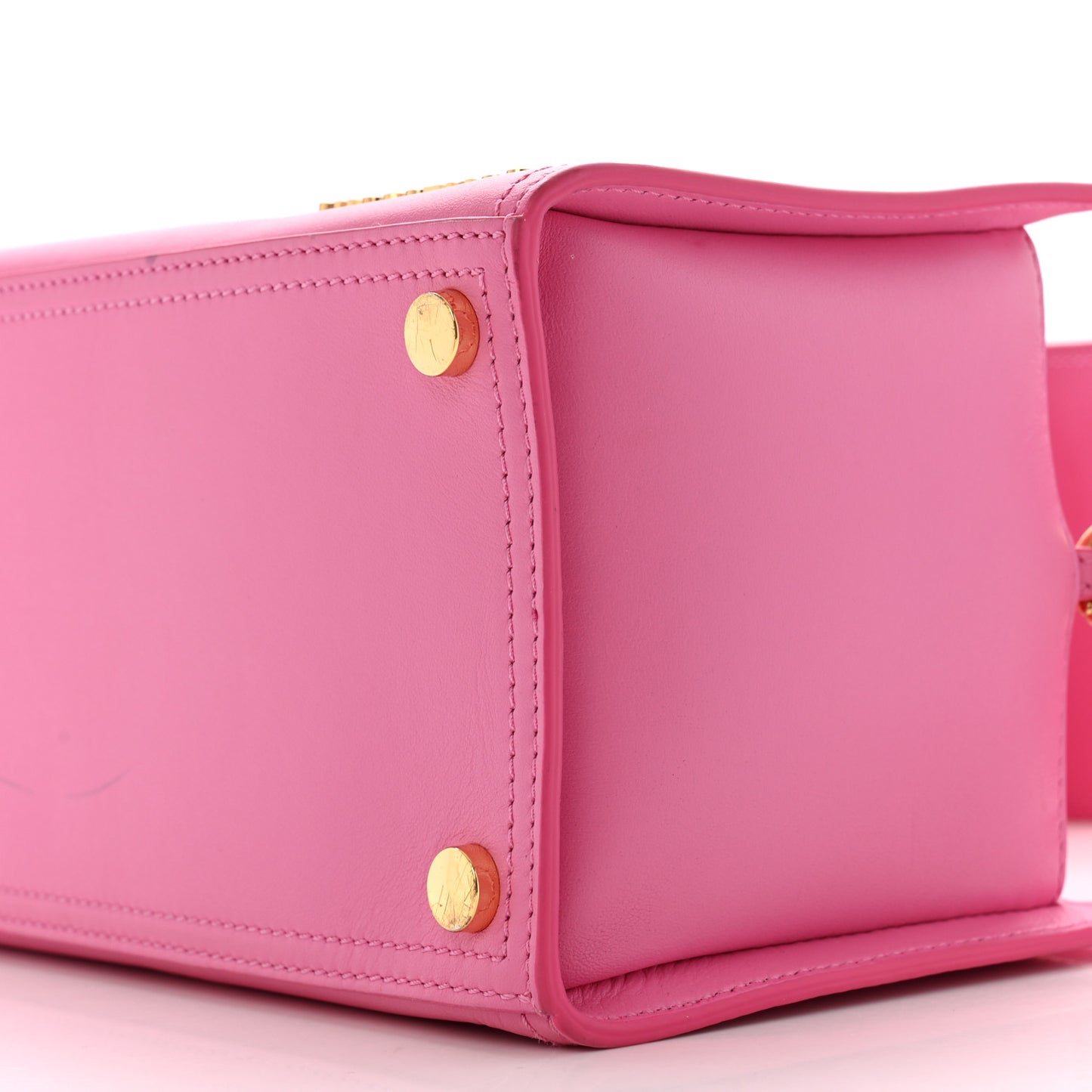 Smooth Calfskin Le Rectangle Shoulder Bag Pink