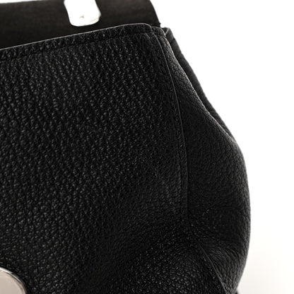 Mulberry Glossy Goatskin Small Lily Flap Black 9 of 11