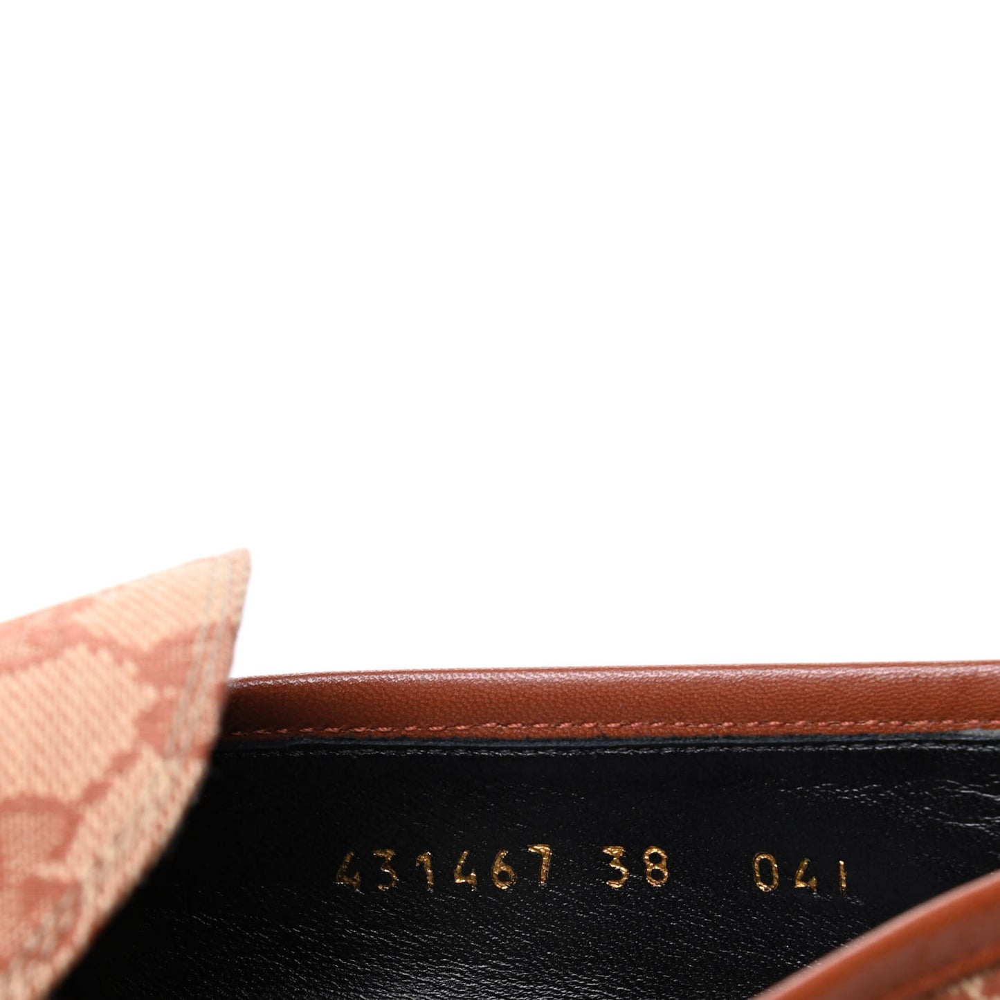 Canvas GG Monogram Horsebit Womens Jordaan Loafers 38 Beige Ruggine Rust