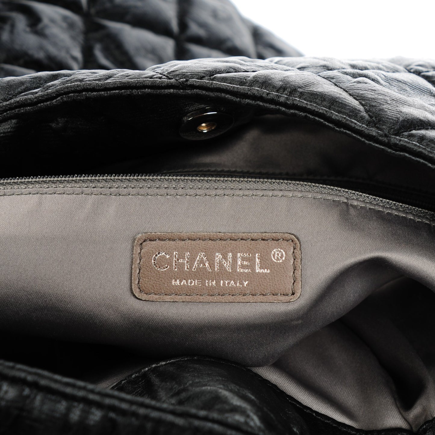 Nylon Quilted Le Marais Hobo Black