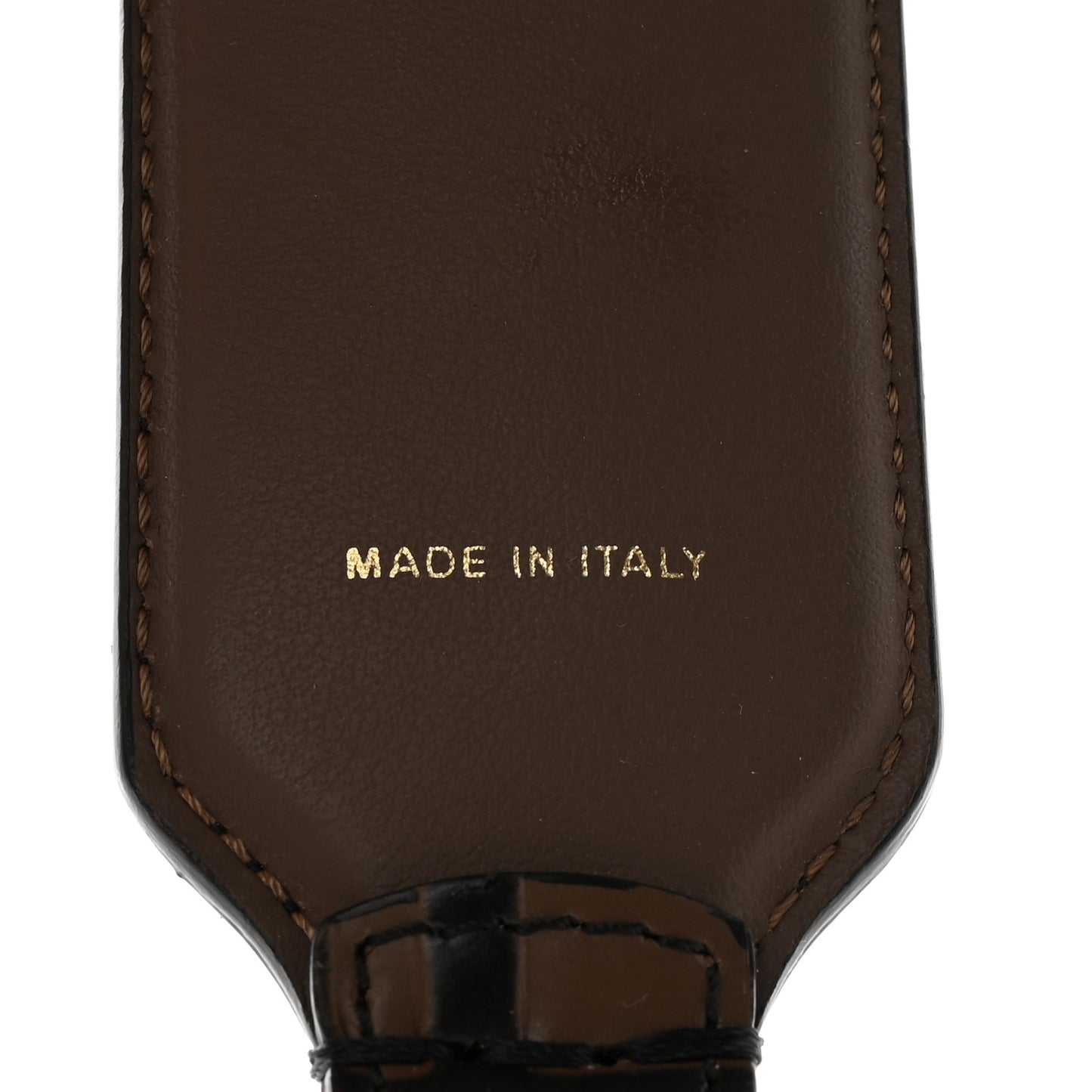 Vitello Century Bi-Color FF 1974 Embossed Strap You Maya Black