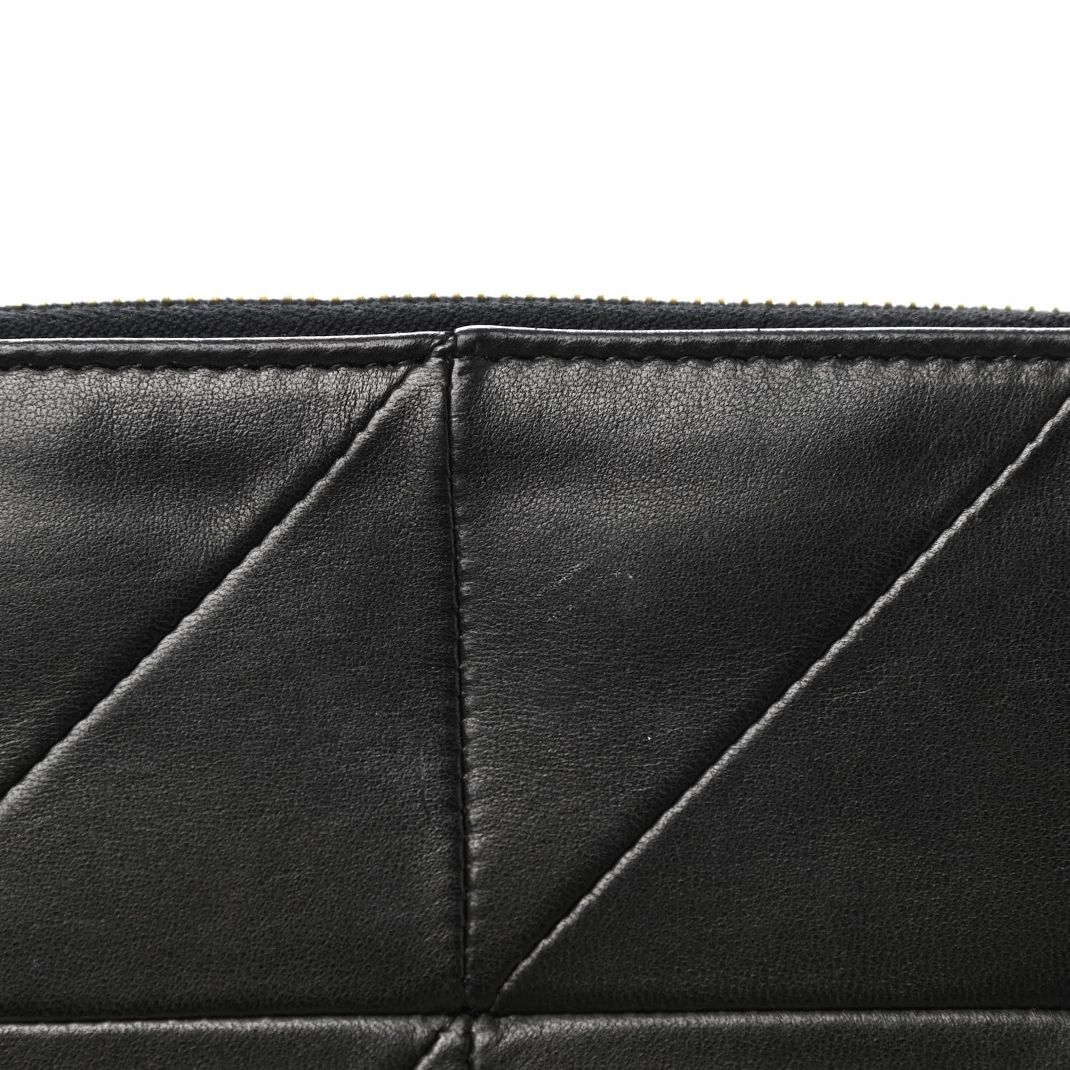 Saint Laurent Lambskin Patchwork Monogram Jamie Document Holder Black 8 of 11
