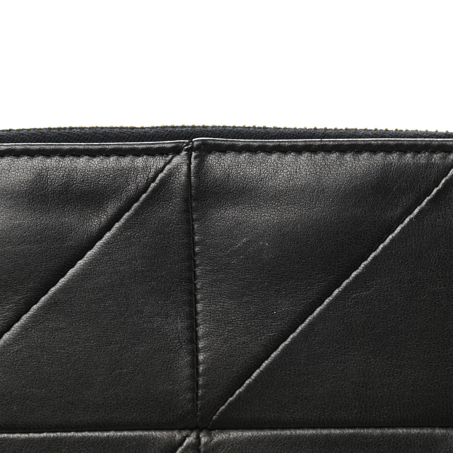 Lambskin Patchwork Monogram Jamie Document Holder Black
