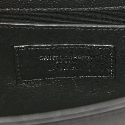 Saint Laurent Grain De Poudre Small Monogram Kate Satchel Black 7 of 10