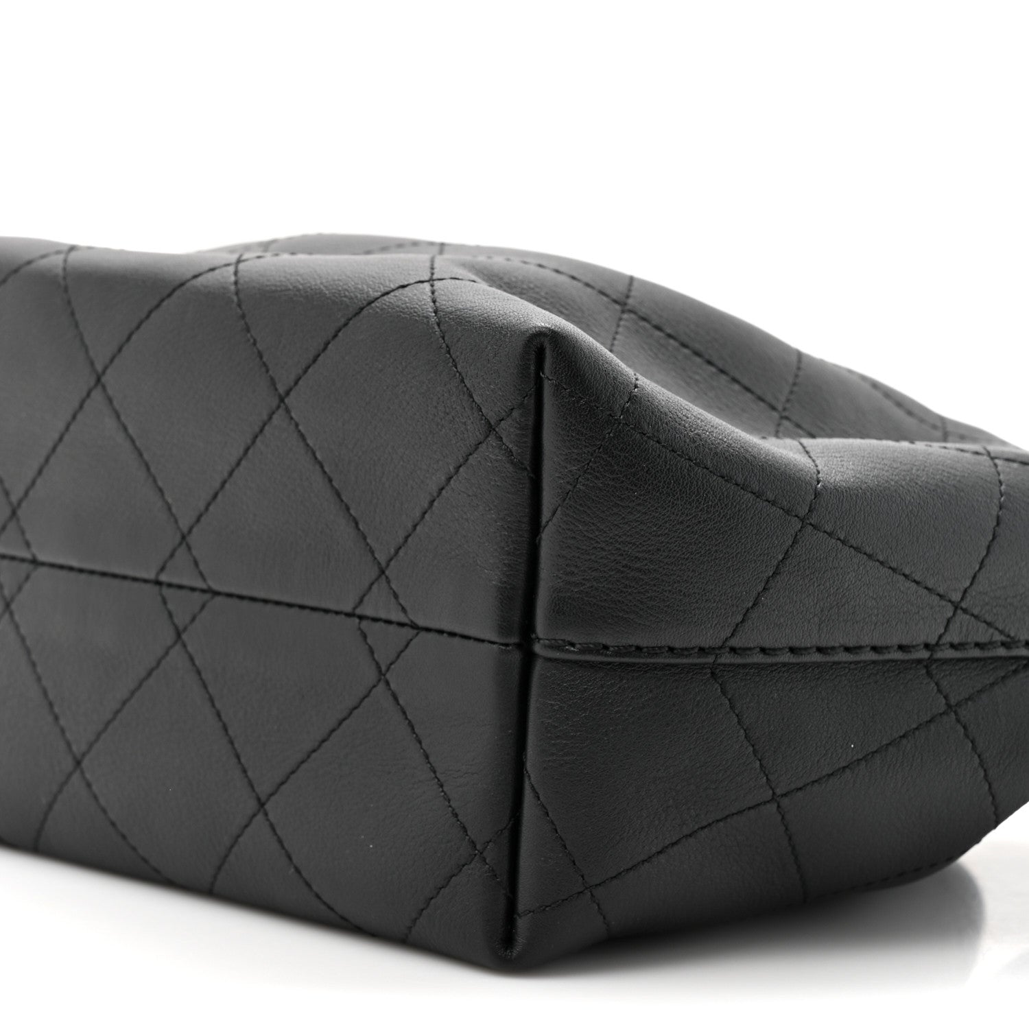 Chanel Calfskin Quilted Small Maxi Hobo Black 9 of 10