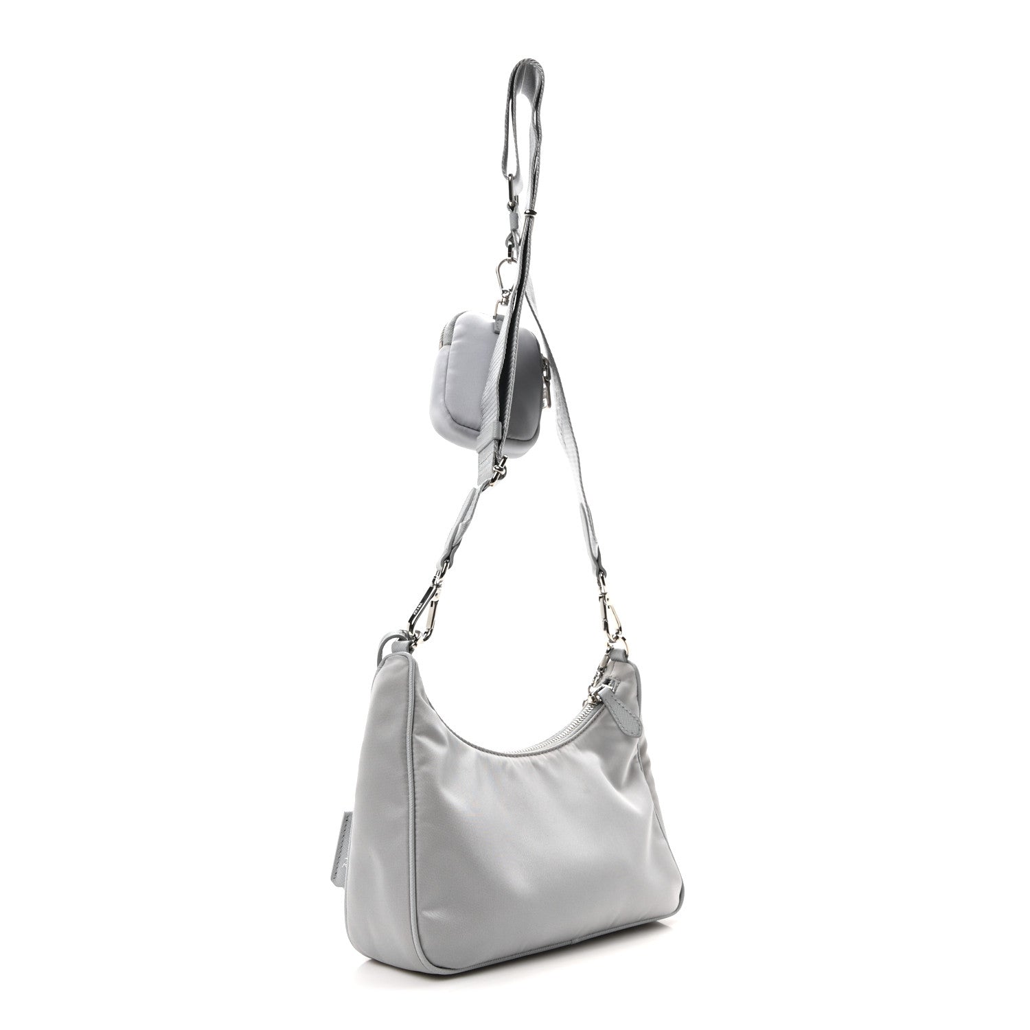 Prada Re-Nylon Saffiano Re-Edition 2005 Shoulder Bag Fiordaliso 3 of 11