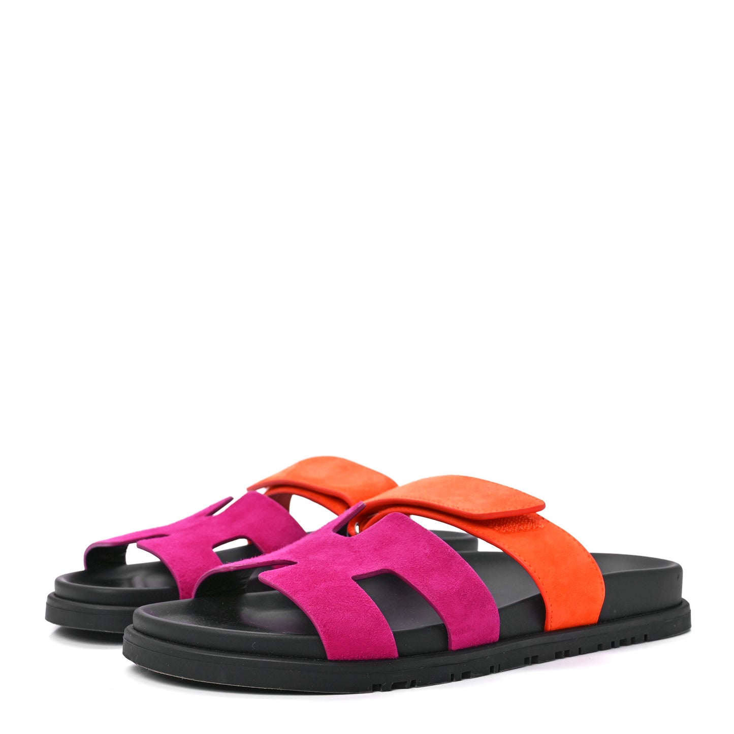 Suede Goatskin Womens Chypre Sandals 38 Rose Chapas Orange Synthetique