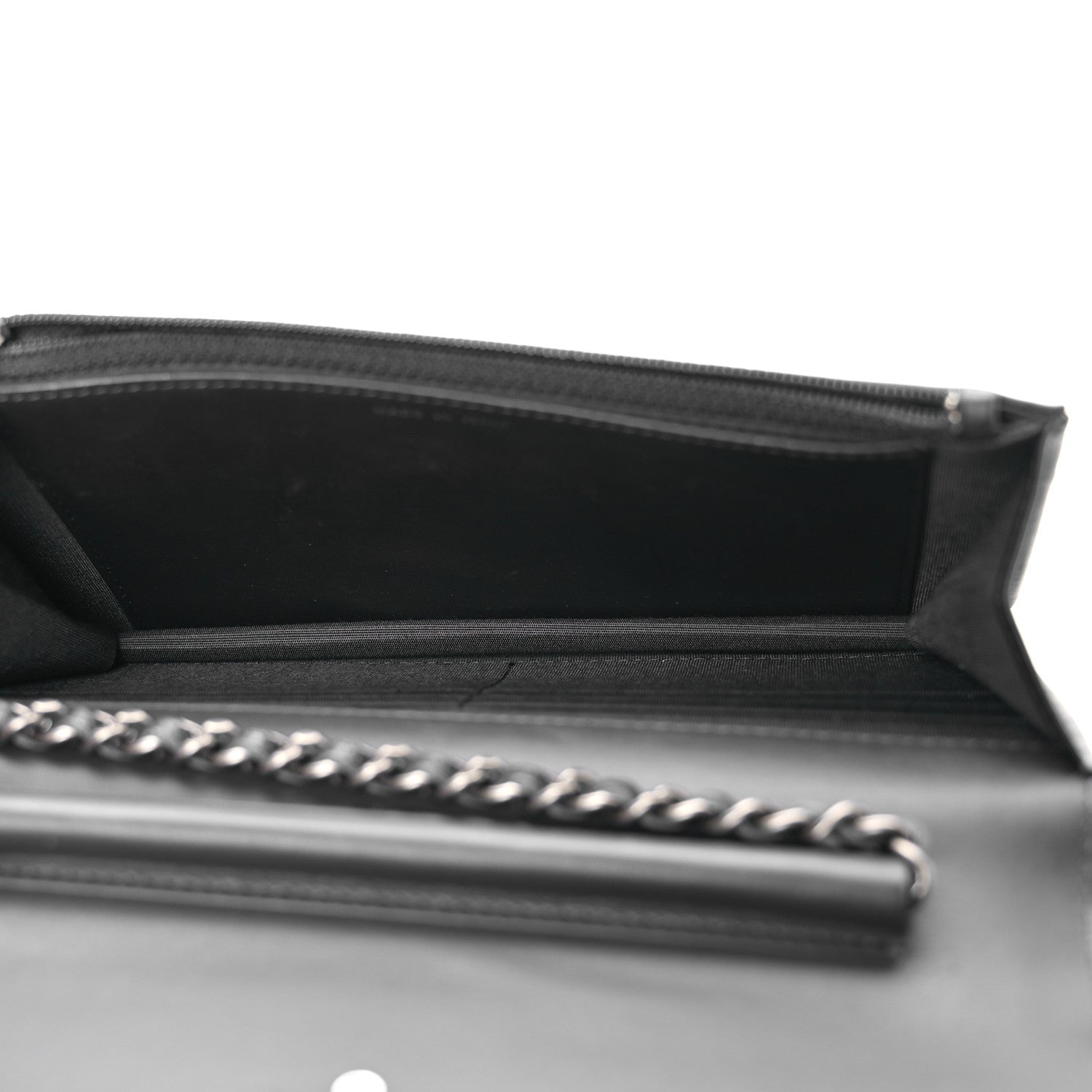 Chanel Caviar Timeless CC Wallet on Chain WOC Navy Blue 5 of 11