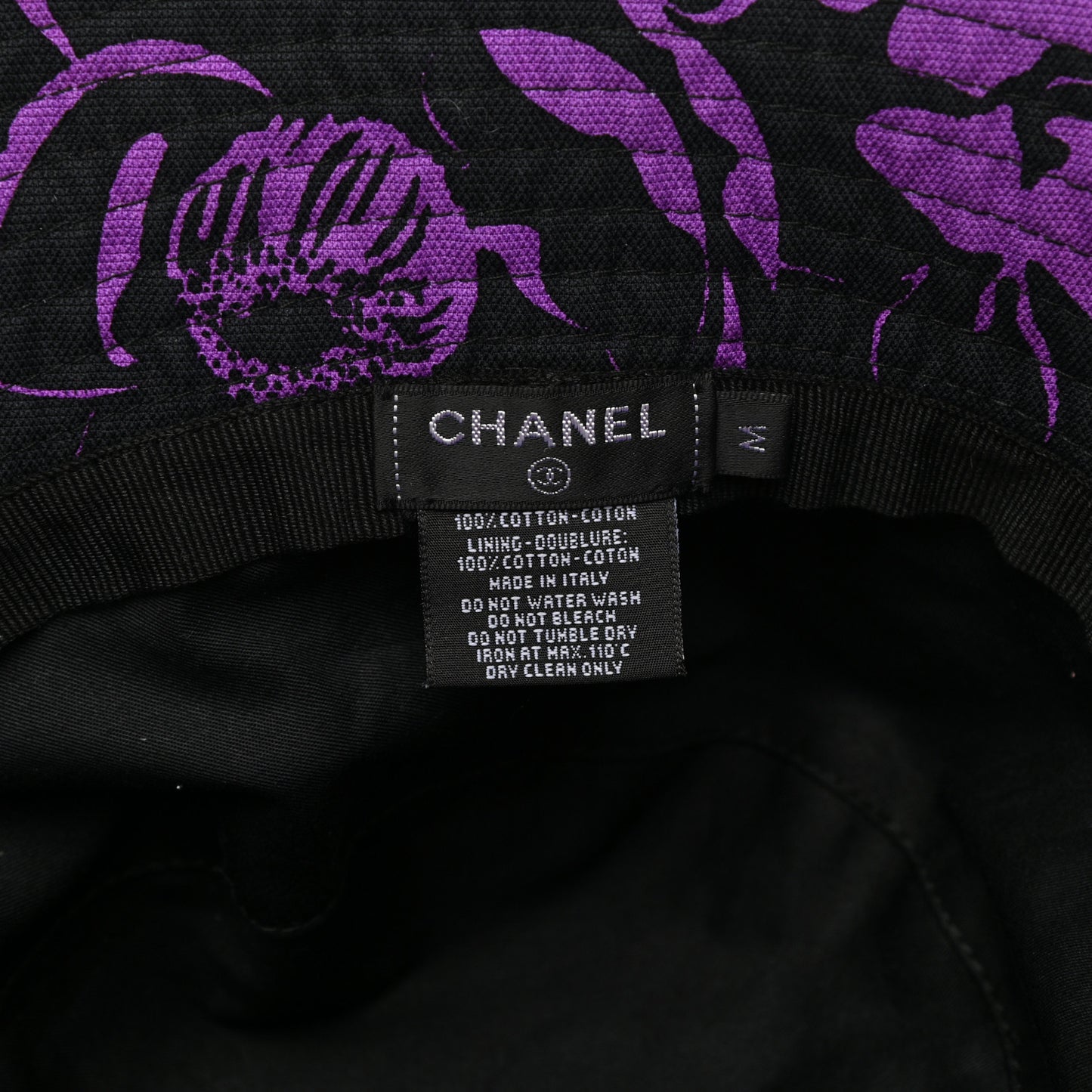 Canvas CC Cloche Hat M Purple Black
