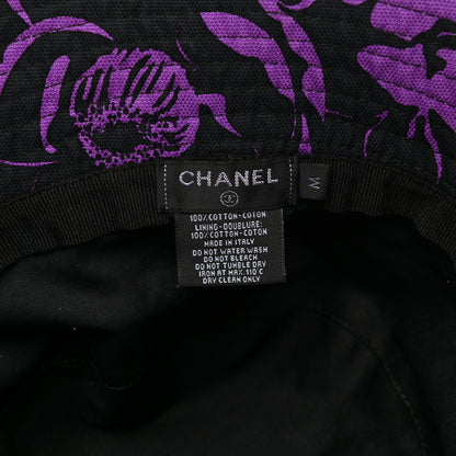 Chanel Canvas CC Cloche Hat M Purple Black 8 of 8