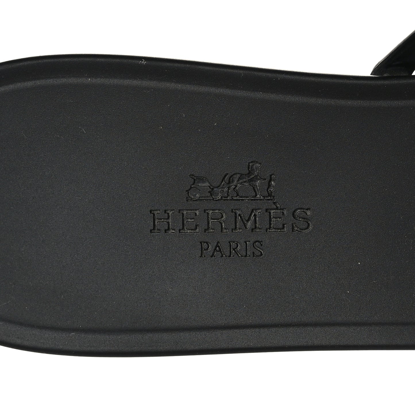 Rubber Chaine d'Ancre Rivage Sandals 38 Black