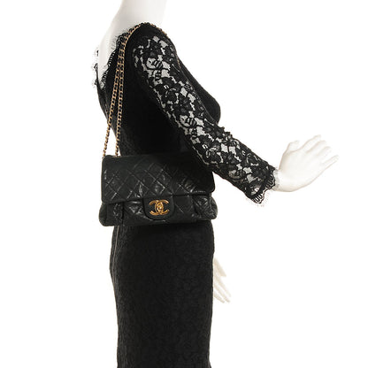 Chanel Iridescent Calfskin Quilted Small Chic Quilt Flap Black 2 of 8