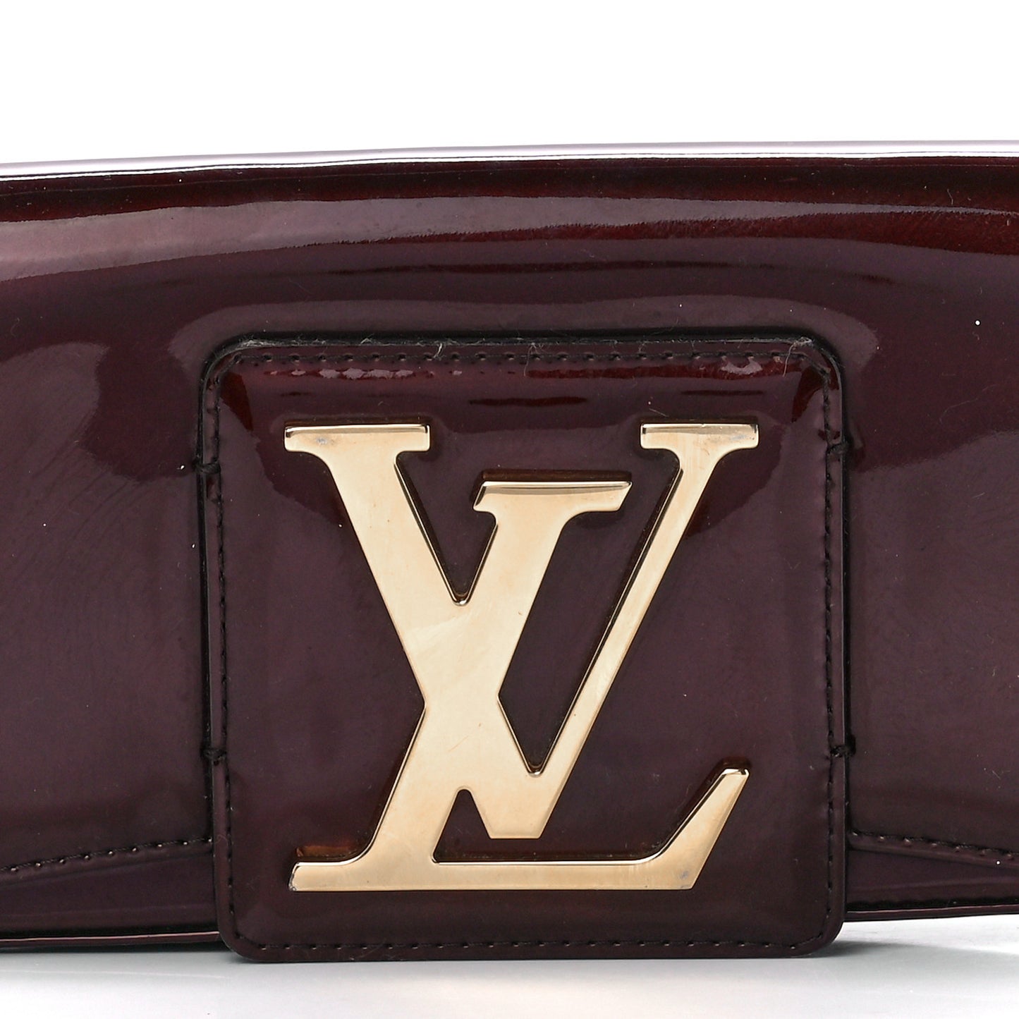 Patent Sobe Clutch Rouge Fauviste